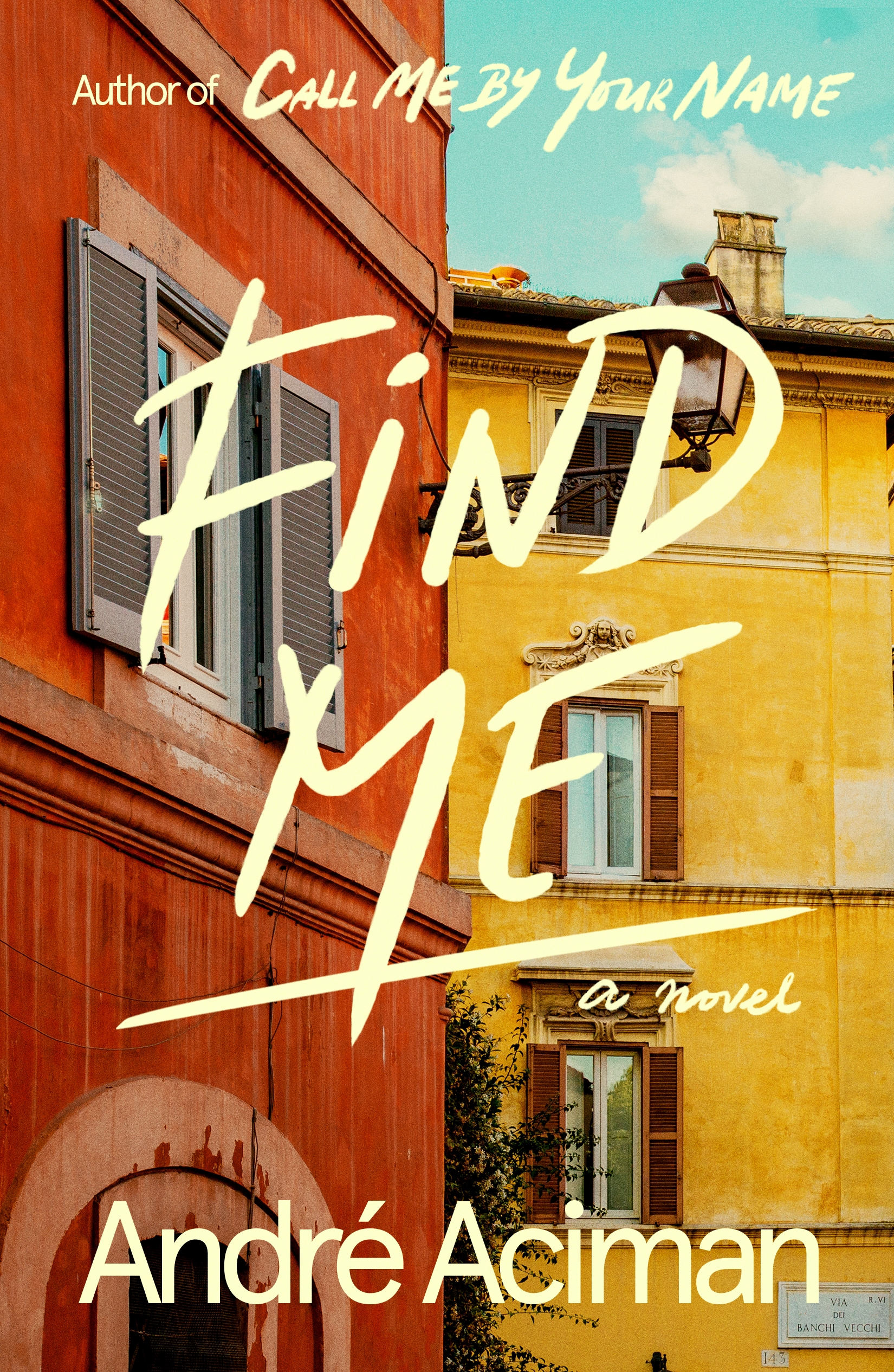 Book “Find Me” by André Aciman — October 29, 2019