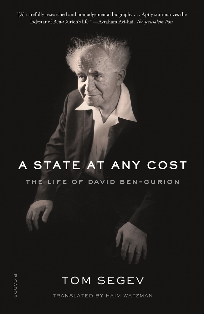 Book “A State at Any Cost” by Tom Segev — August 4, 2020