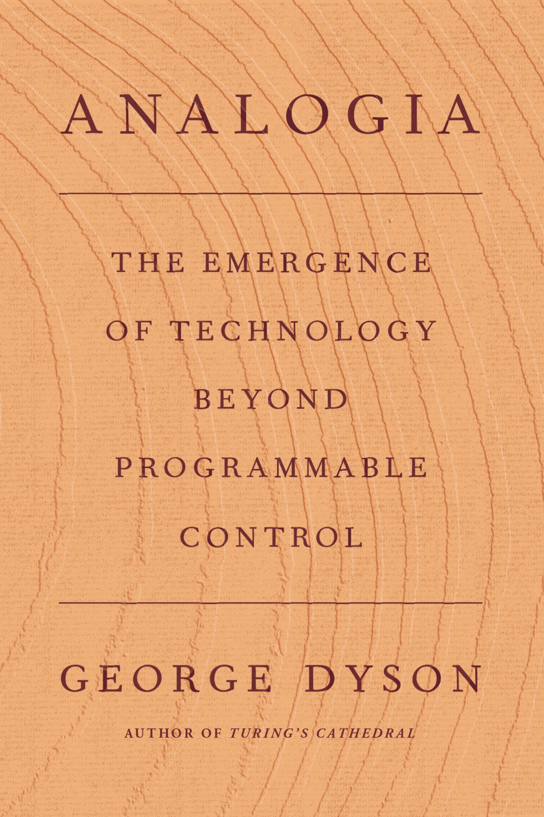 Book “Analogia” by George Dyson — August 18, 2020