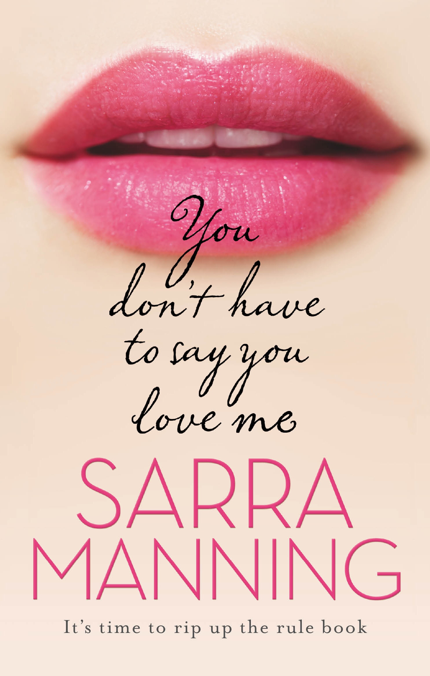 Book “You Don't Have to Say You Love Me” by Sarra Manning — February 3, 2011