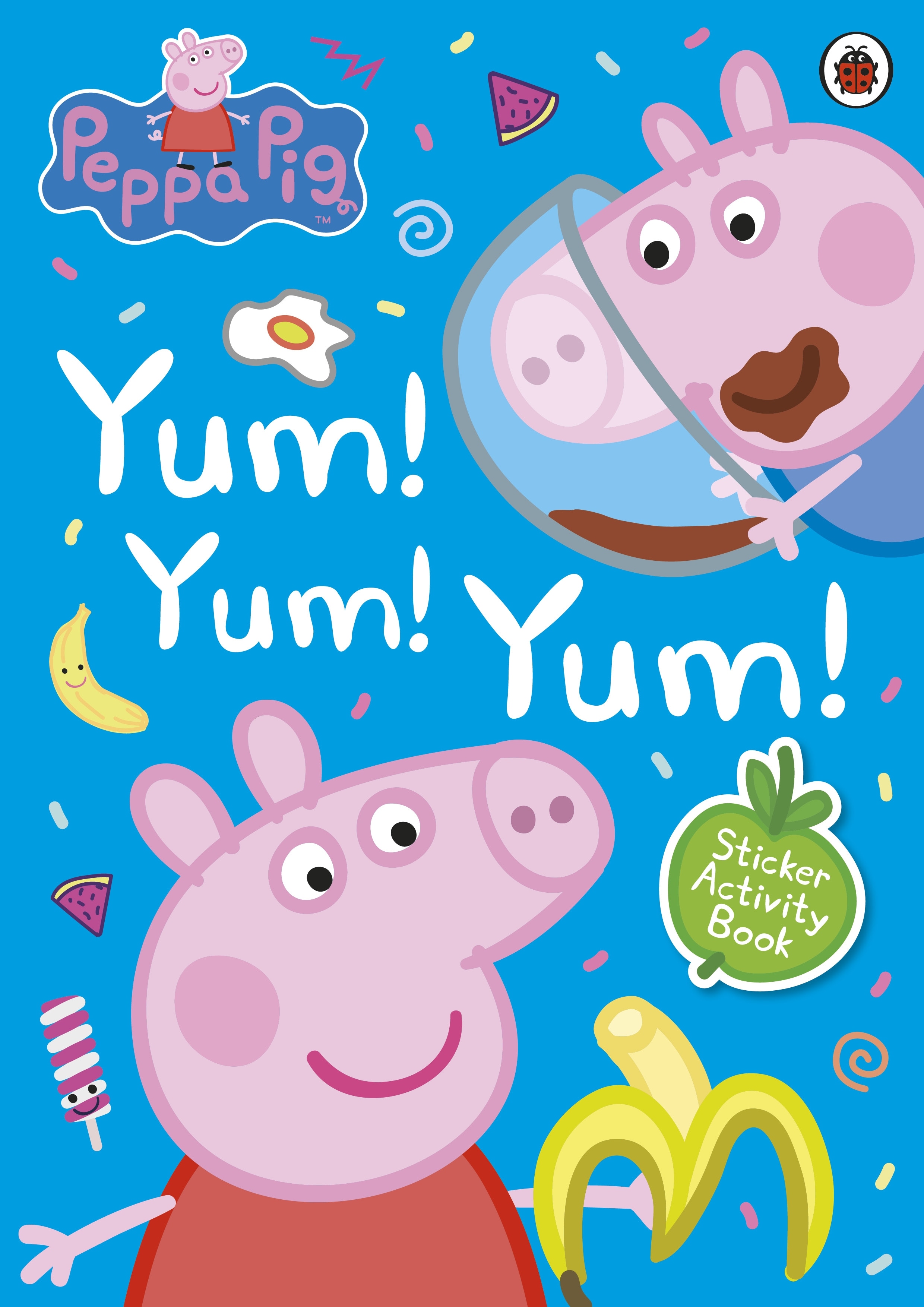 Book “Peppa Pig: Yum! Yum! Yum! Sticker Activity Book” by Peppa Pig — January 10, 2019