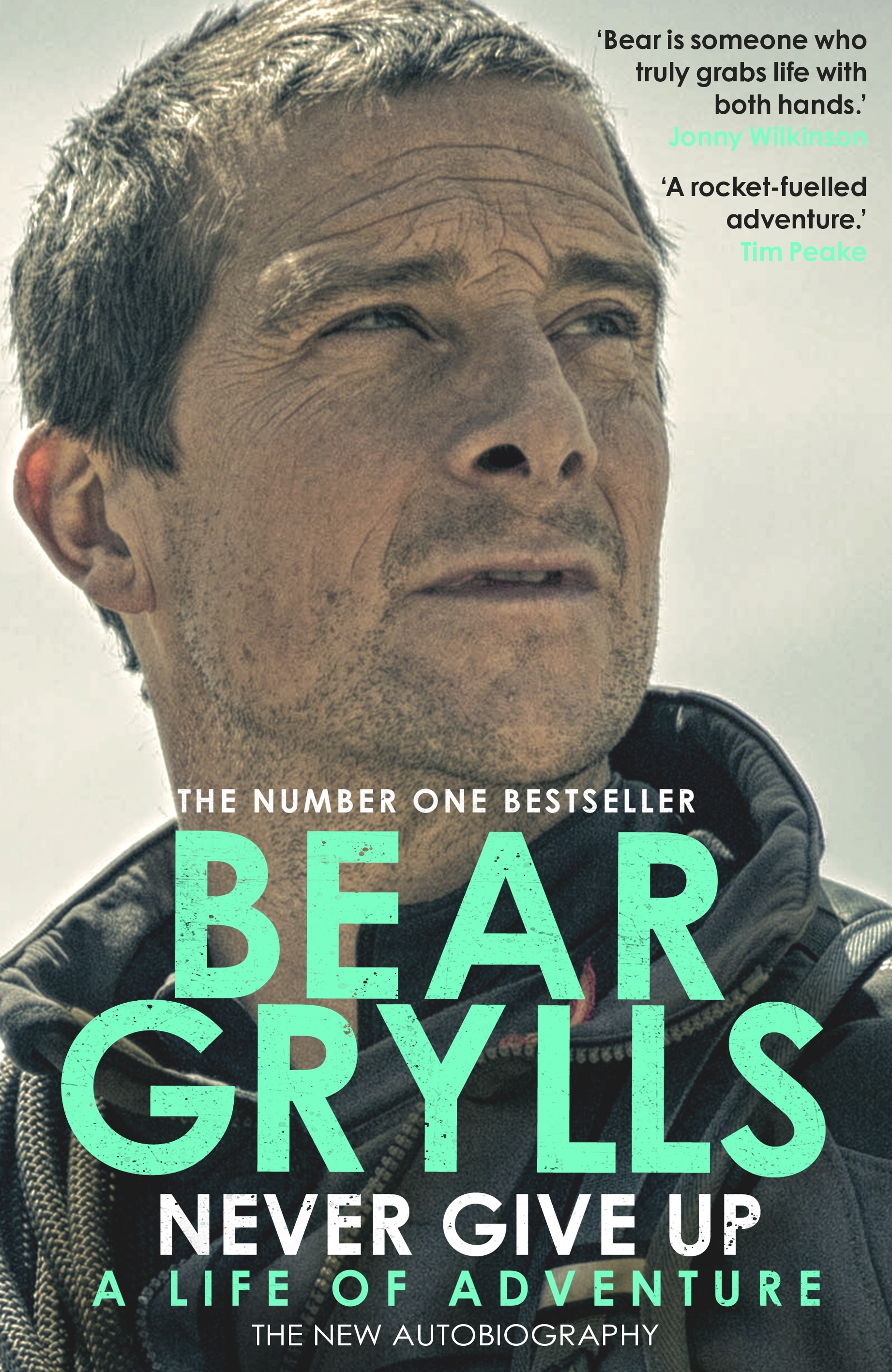 Book “Never Give Up” by Bear Grylls — October 28, 2021