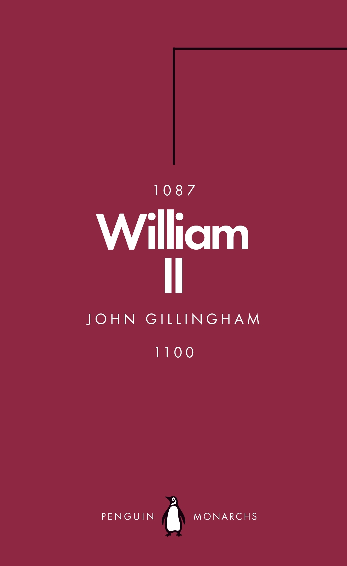 Book “William II (Penguin Monarchs)” by John Gillingham — April 25, 2019