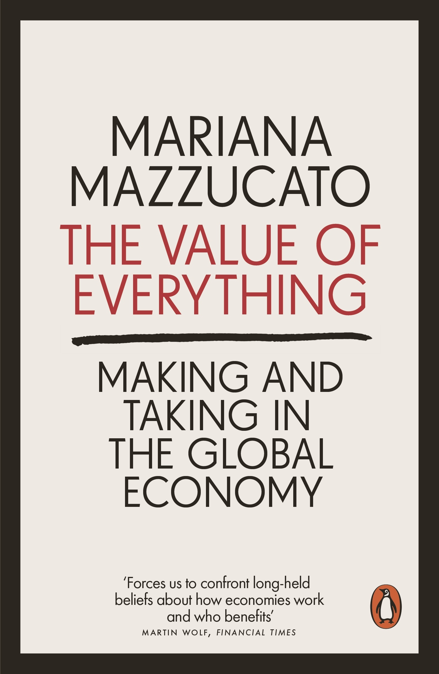 Book “The Value of Everything” by Mariana Mazzucato — April 4, 2019