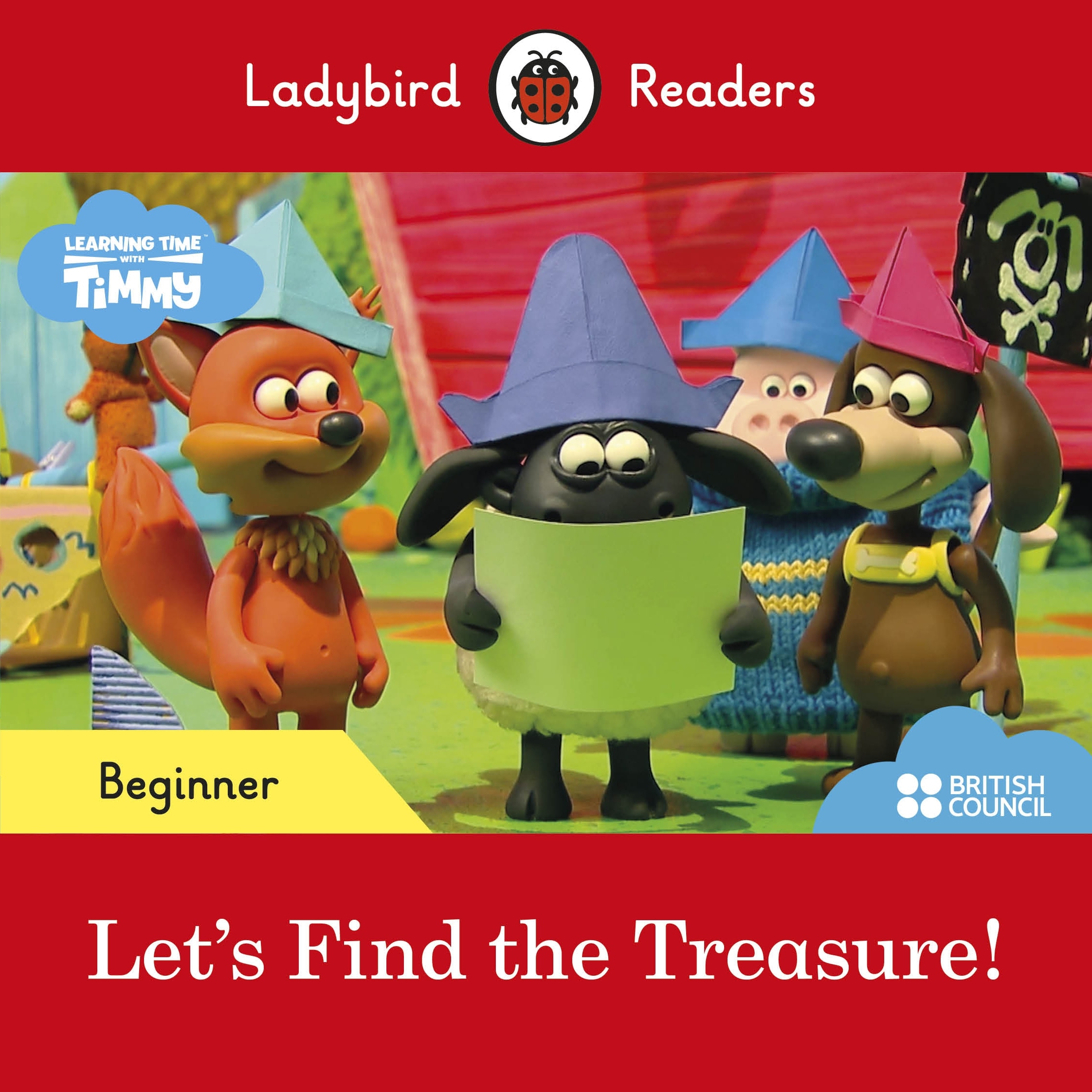 Ladybird Readers Beginner Level - Timmy Time: Let's Find the Treasure! (ELT Graded Reader)