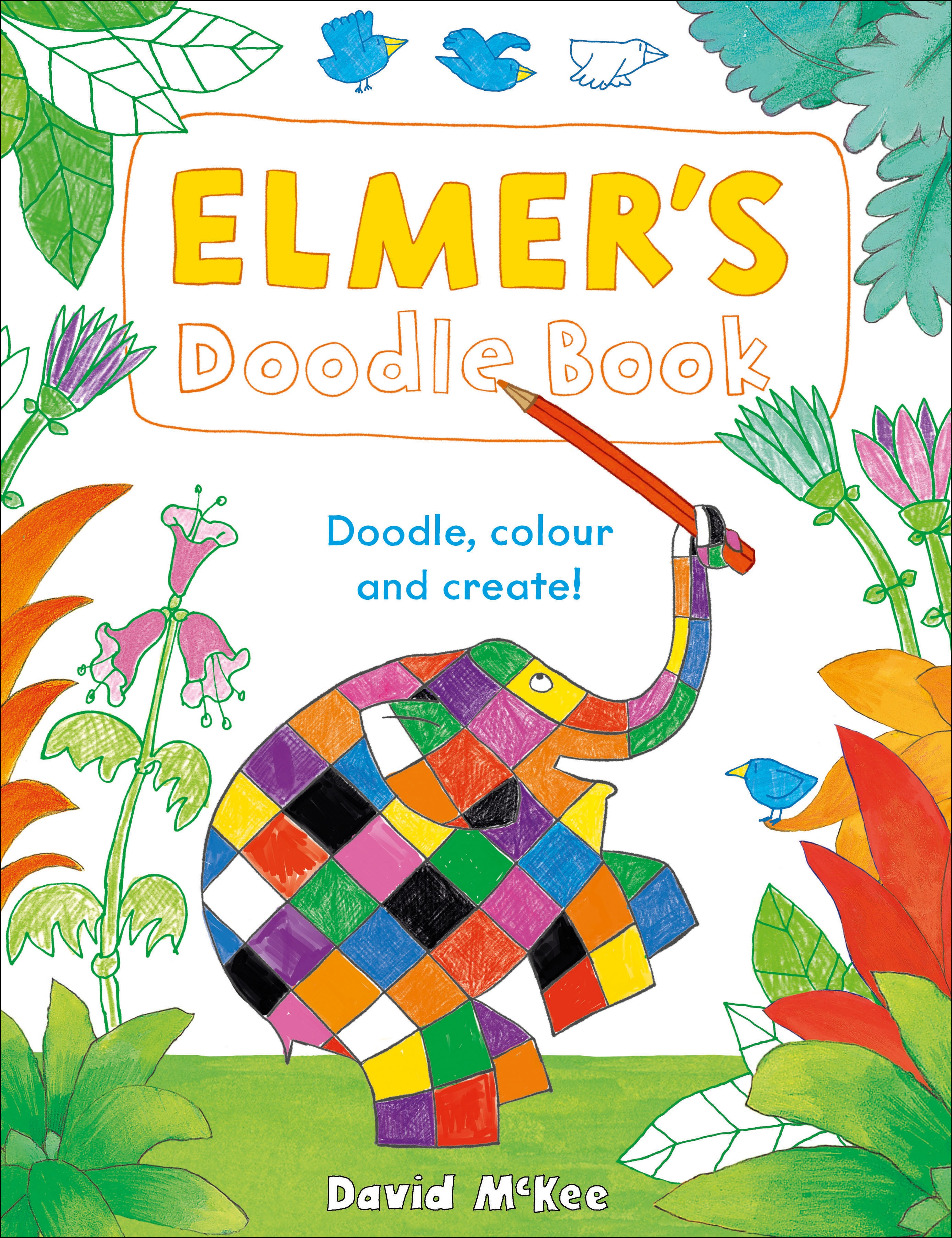 Book “Elmer's Doodle Book” by David McKee — June 6, 2019