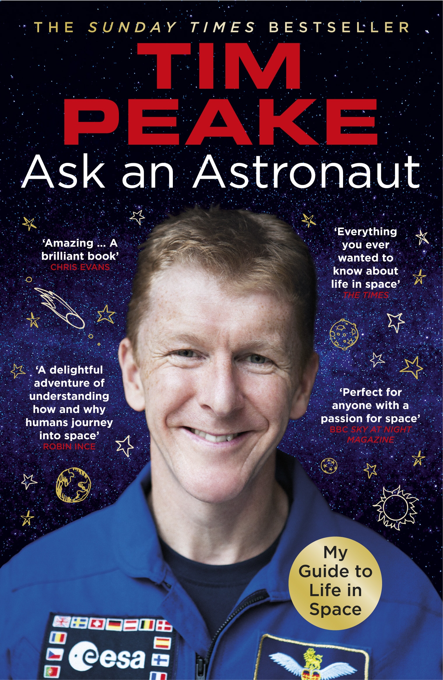 Book “Ask an Astronaut” by Tim Peake — May 31, 2018