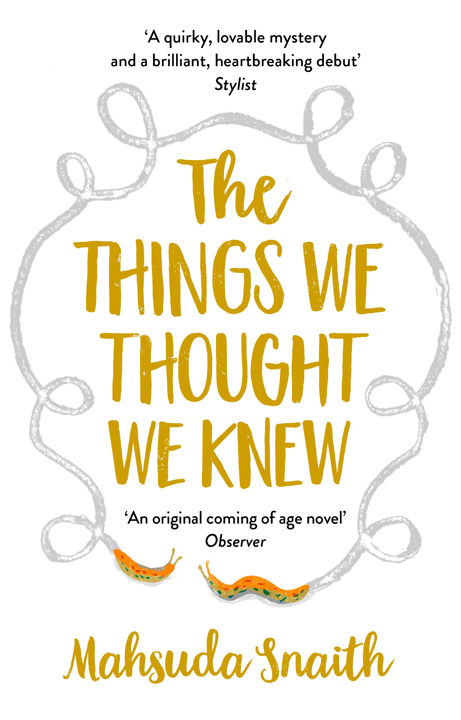 Book “The Things We Thought We Knew” by Mahsuda Snaith — August 9, 2018