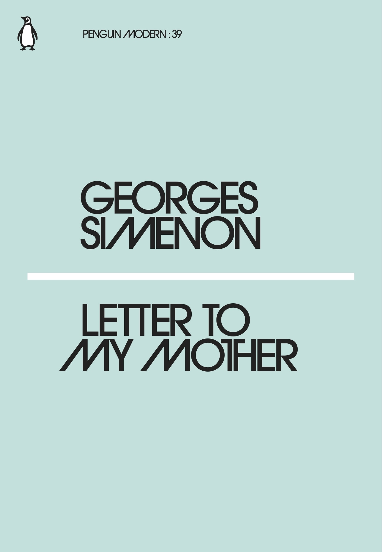 Book “Letter to My Mother” by Georges Simenon — February 22, 2018