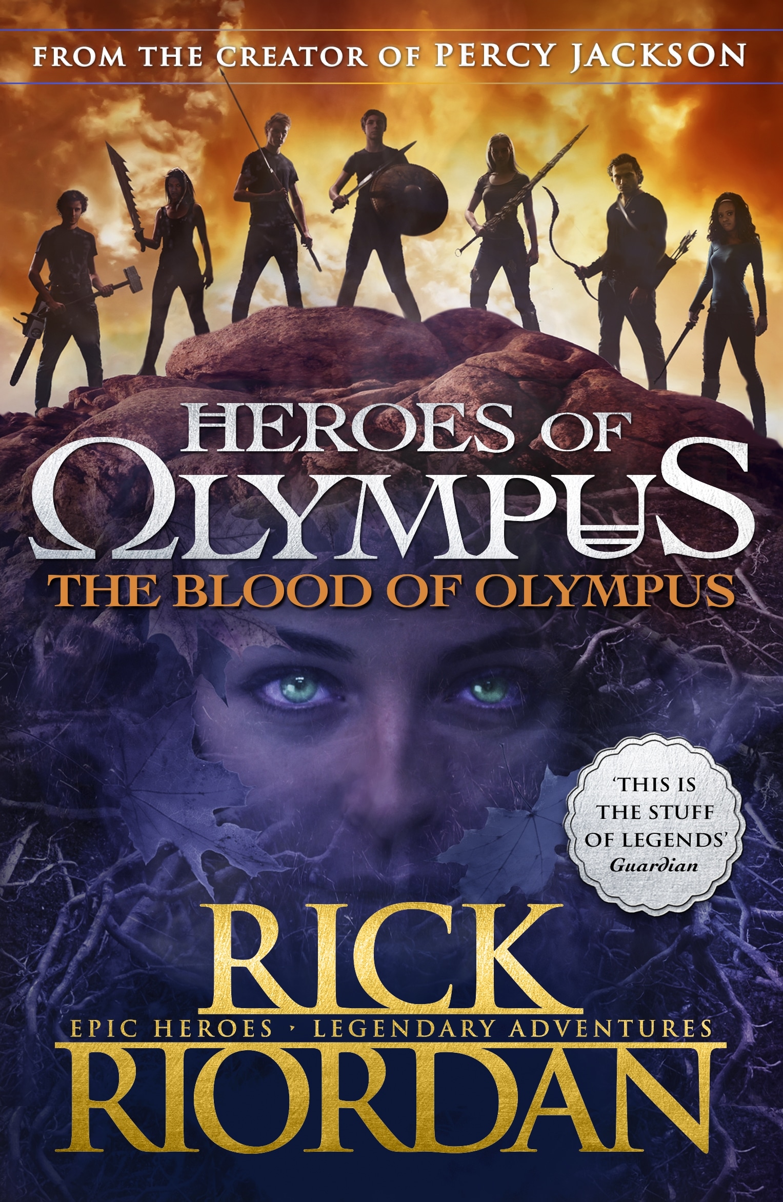 Book “The Blood of Olympus (Heroes of Olympus Book 5)” by Rick Riordan — May 7, 2015