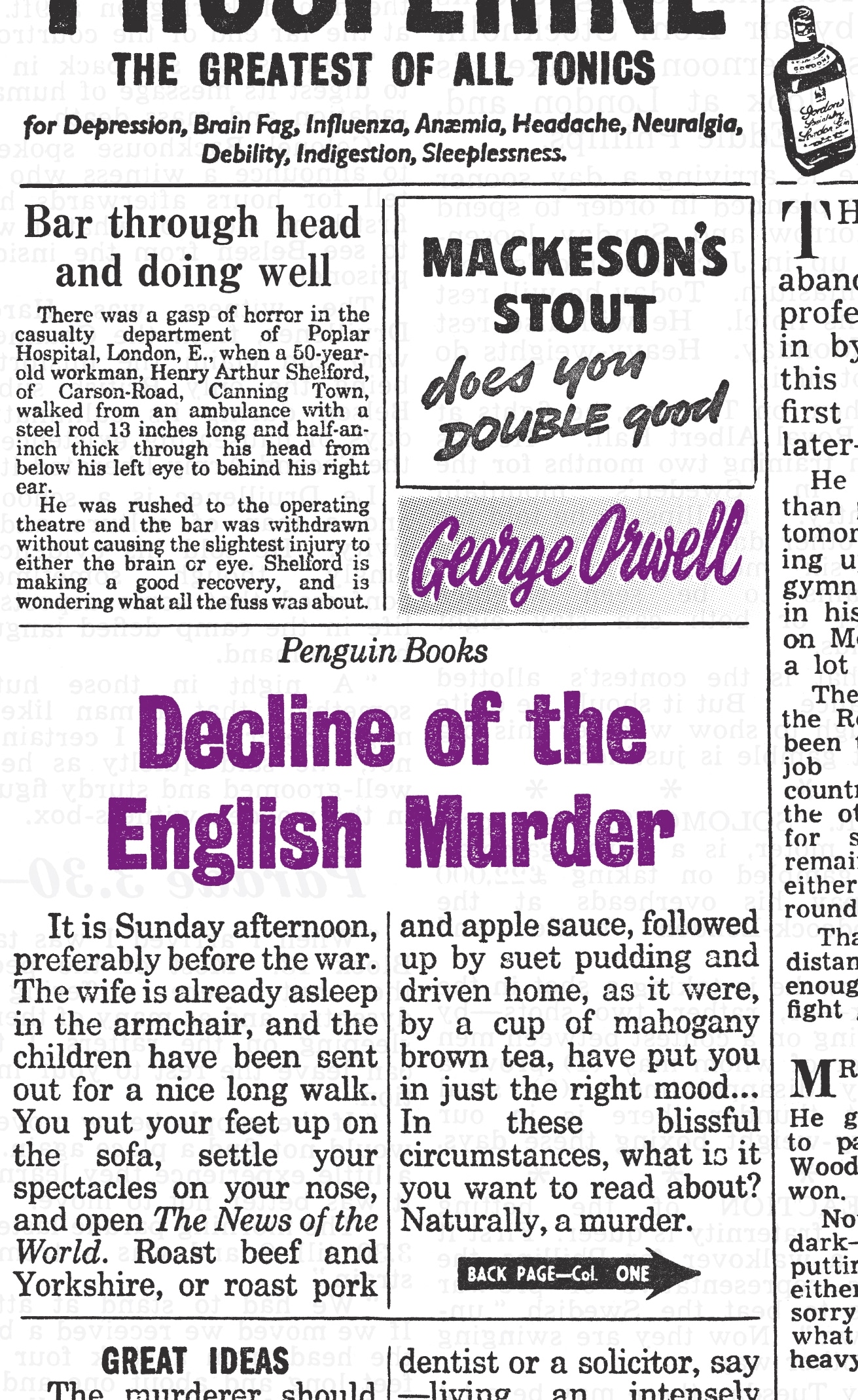 Book “Decline of the English Murder” by George Orwell — August 27, 2009