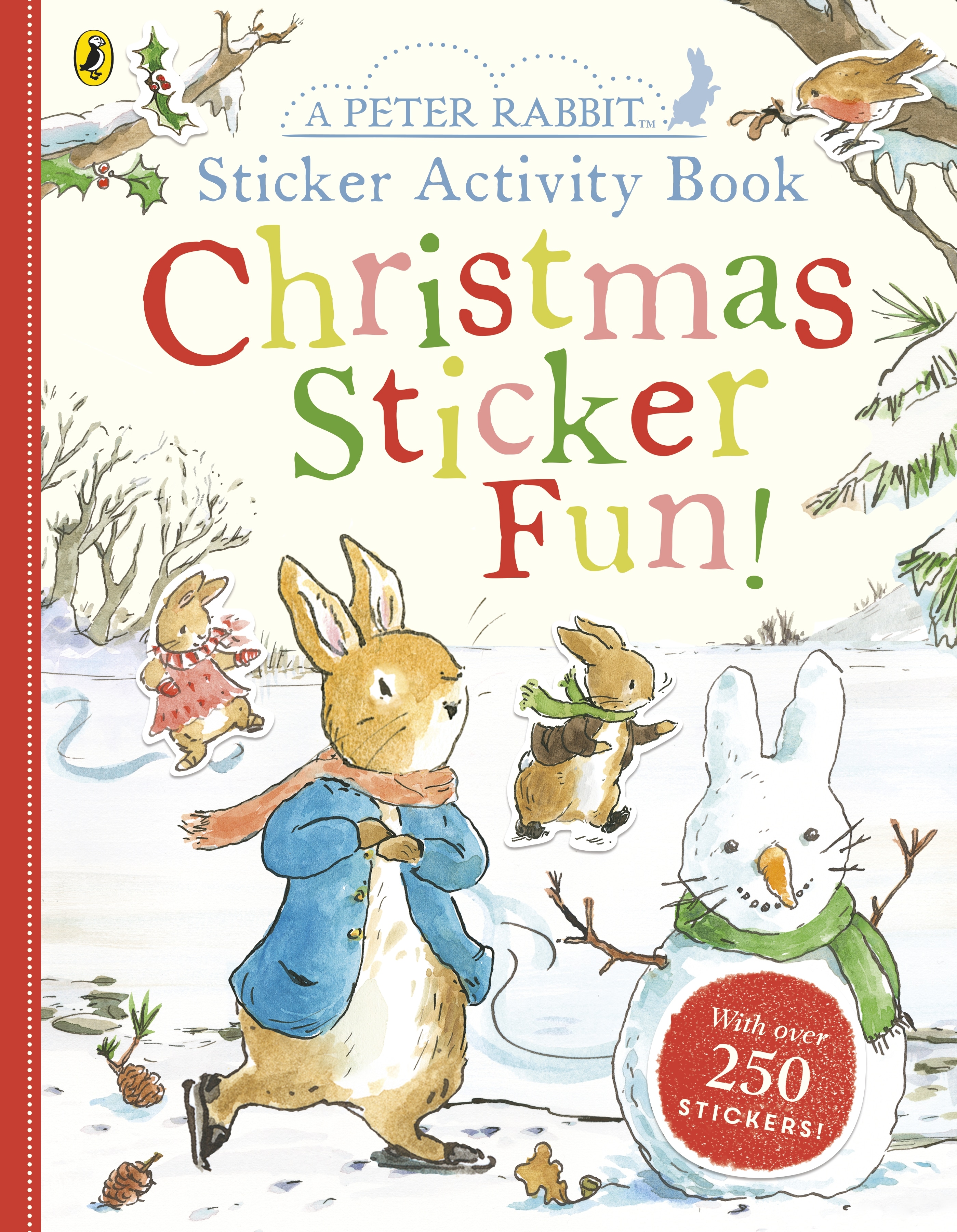 Книга «Peter Rabbit Christmas Fun Sticker Activity Book» Beatrix Potter — 15 октября 2020 г.
