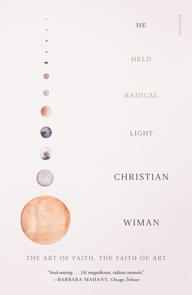 Book “He Held Radical Light” by Christian Wiman — October 1, 2019