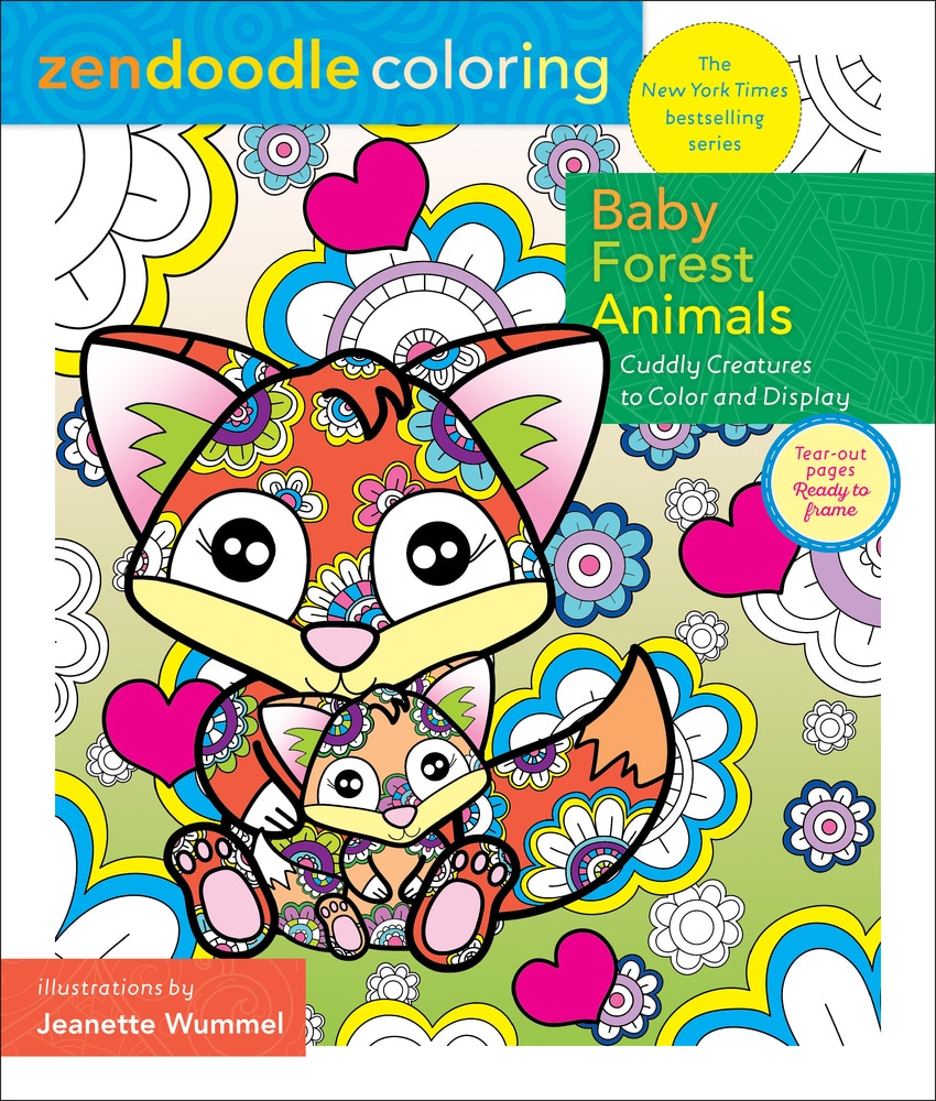 Book “Zendoodle Coloring: Baby Forest Animals” by Jeanette Wummel — August 27, 2019