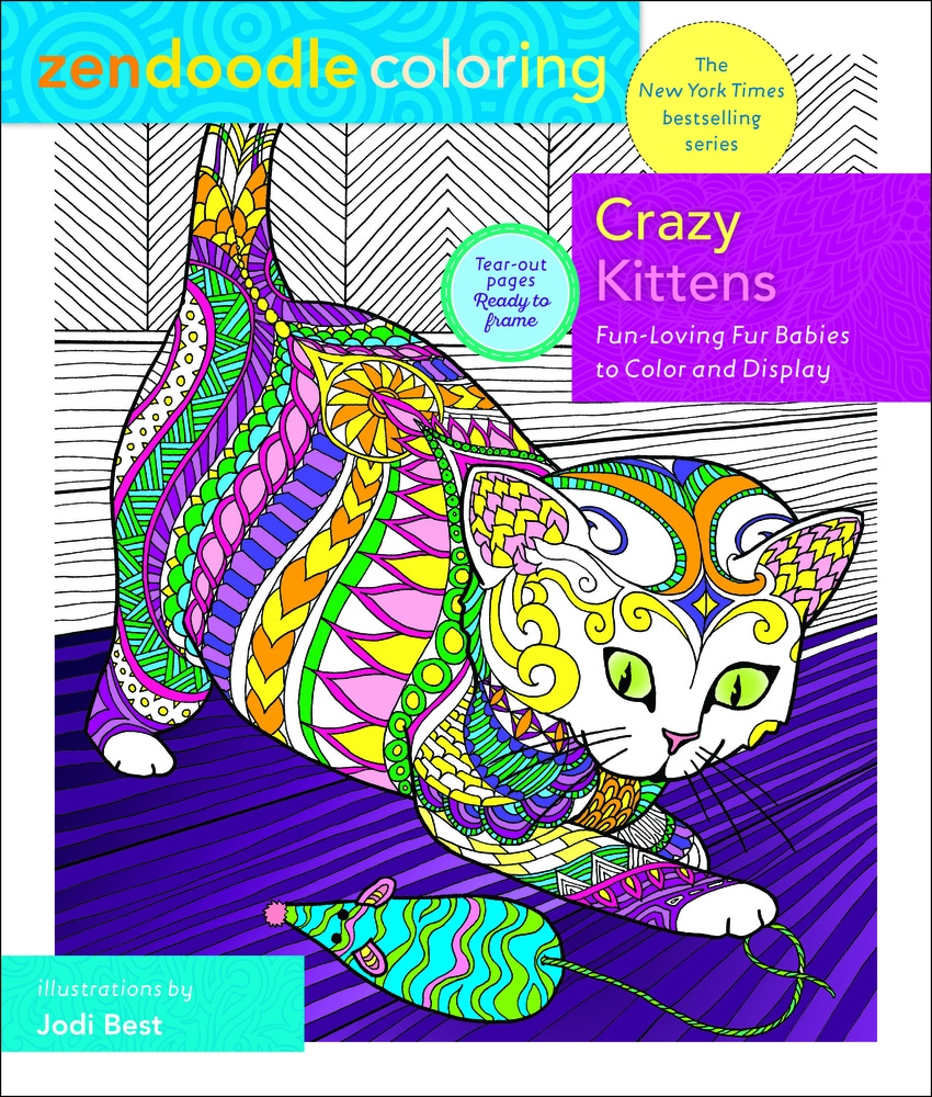 Book “Zendoodle Coloring: Crazy Kittens” by Jodi Best — February 26, 2019