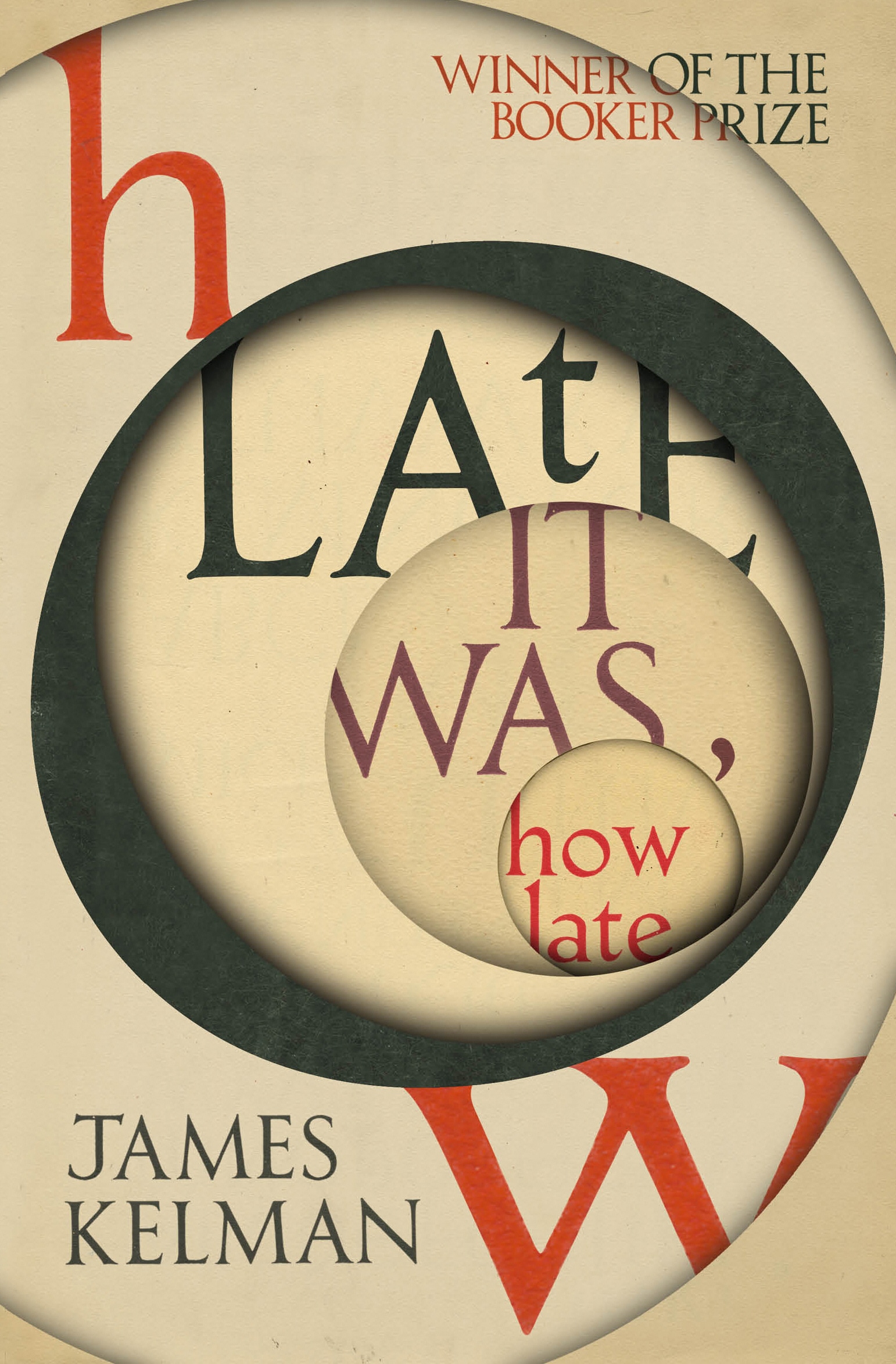 Book “How Late It Was How Late” by James Kelman — September 5, 2019