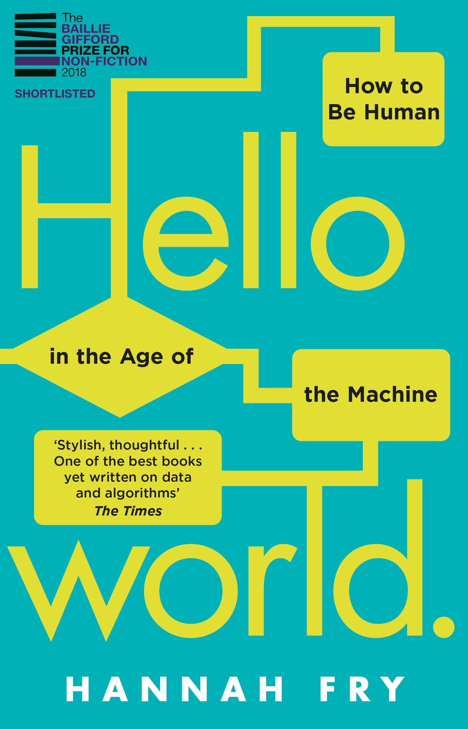 Book “Hello World” by Hannah Fry — March 28, 2019