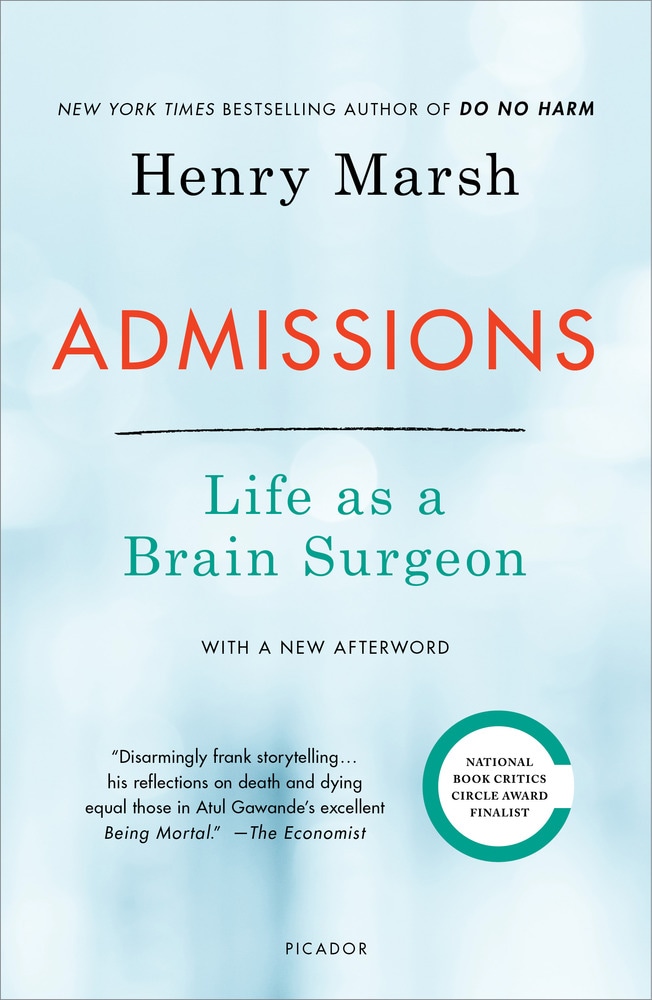 Book “Admissions” by Henry Marsh — October 2, 2018