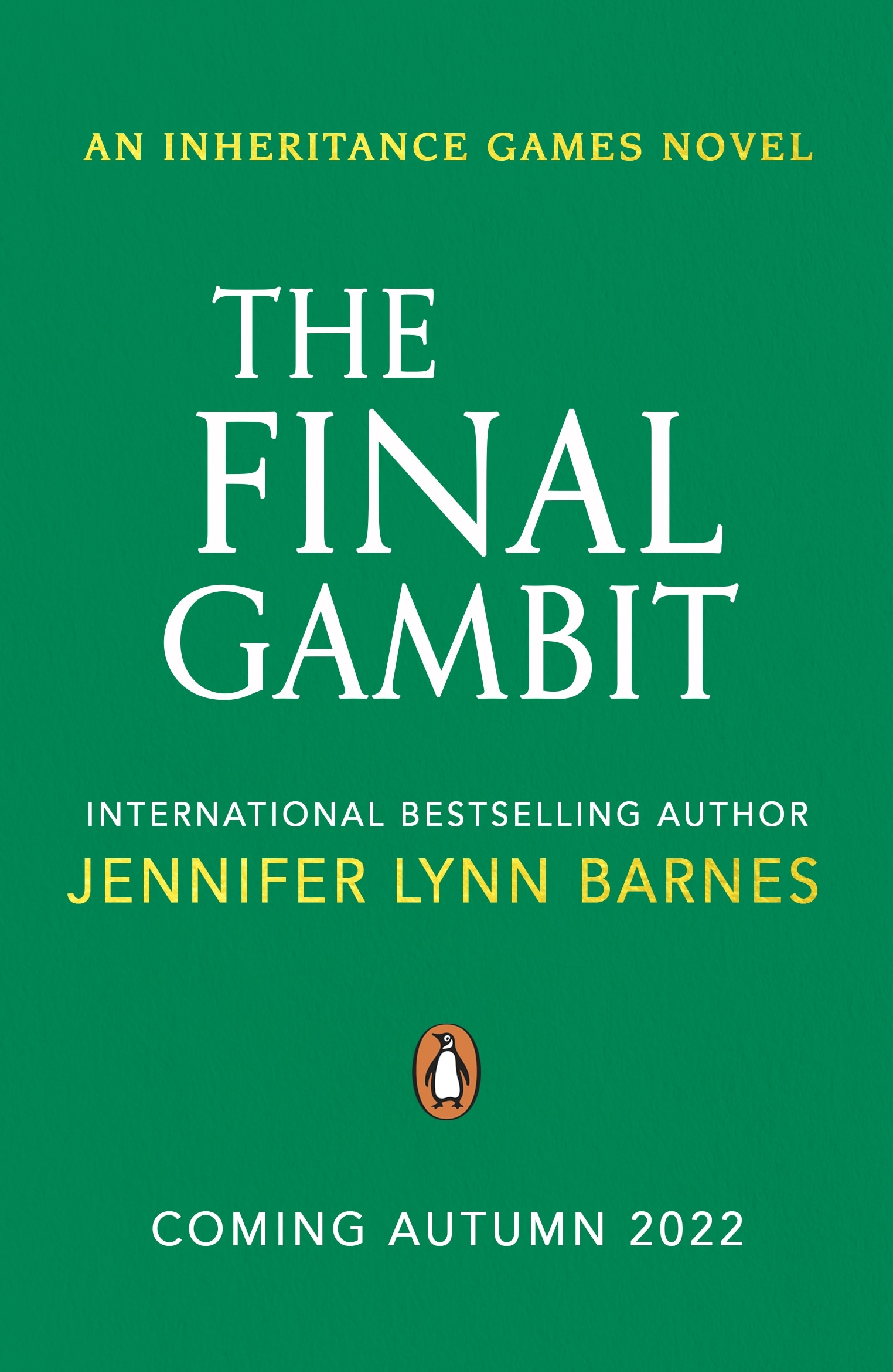 Book “The Final Gambit” by Jennifer Lynn Barnes — August 30, 2022