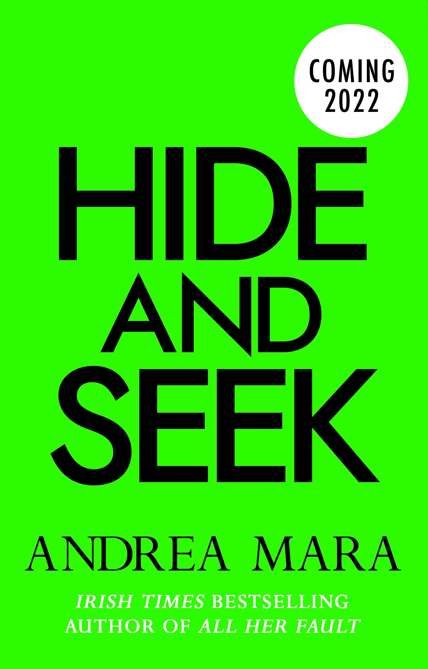 Book “Hide and Seek” by Andrea Mara — August 4, 2022