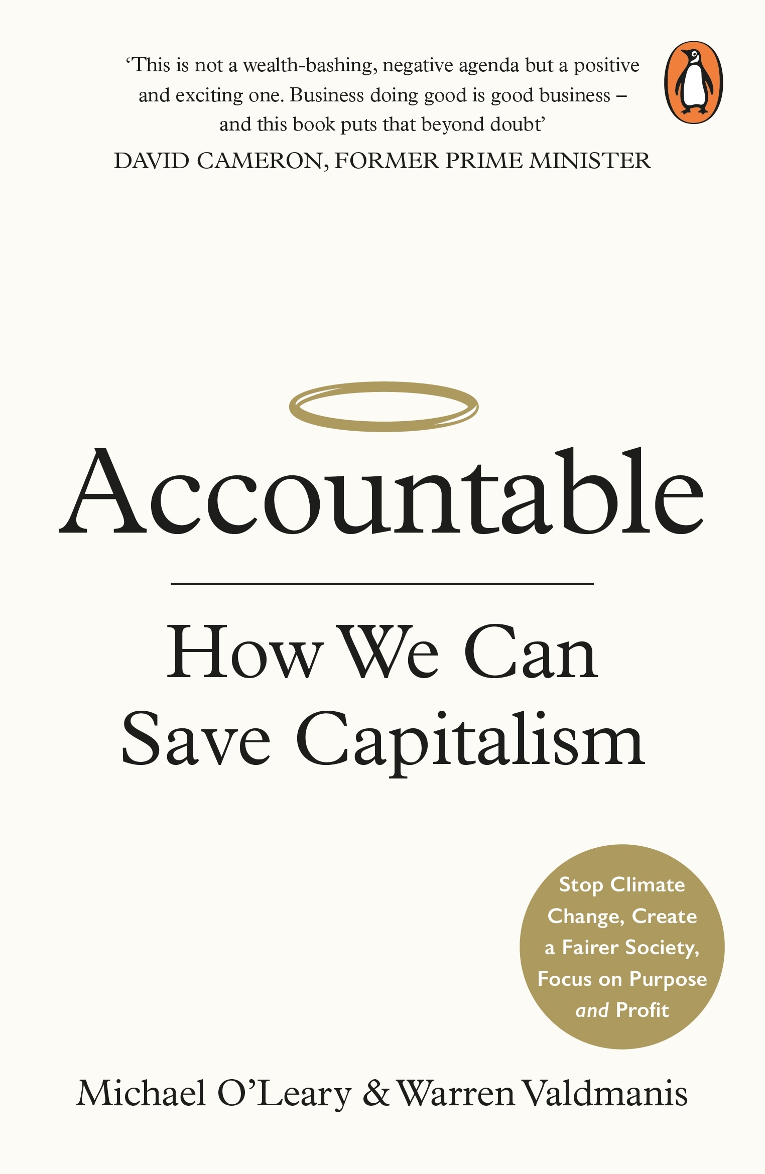 Book “Accountable” by Warren Valdmanis, Michael O'Leary — May 12, 2022