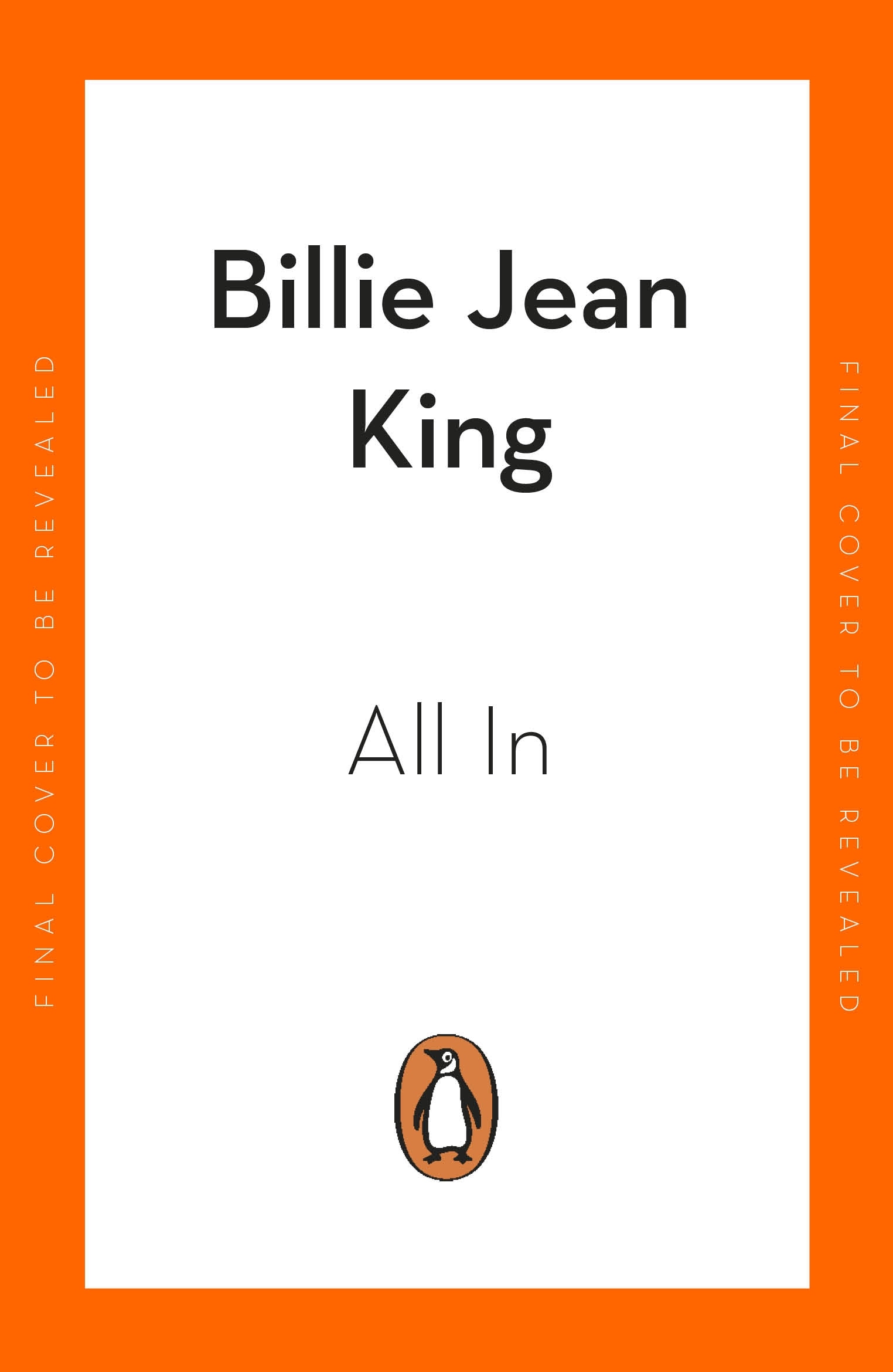 Book “All In” by Billie Jean King — June 16, 2022