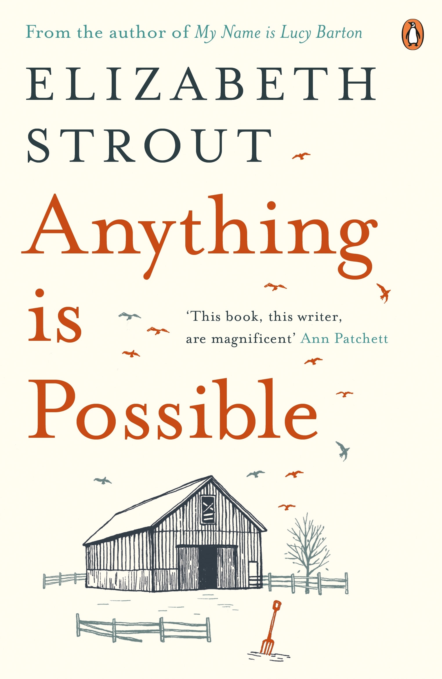 Book “Anything is Possible” by Elizabeth Strout — March 1, 2018