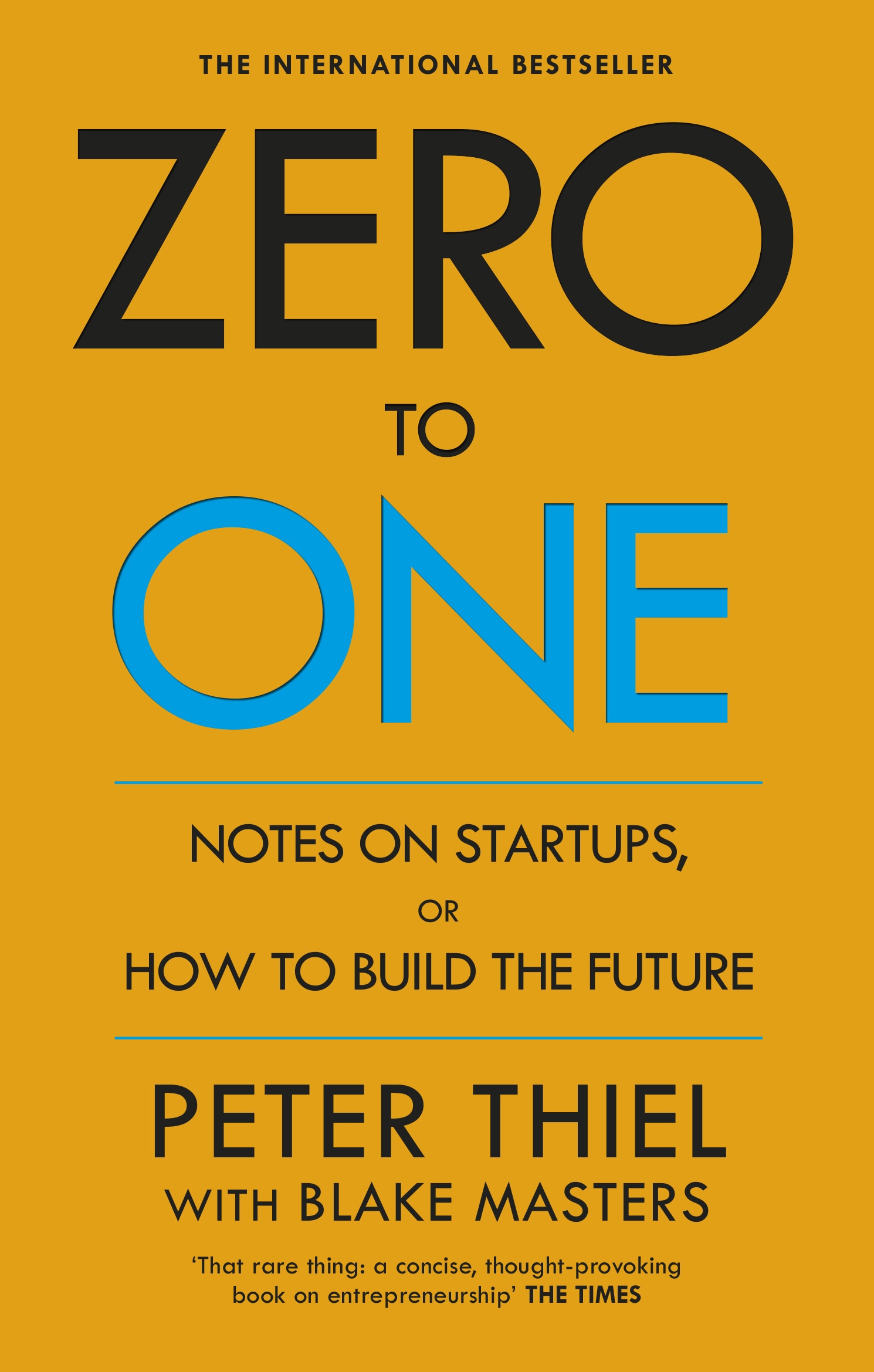 Book “Zero to One” by Blake Masters, Peter Thiel — June 4, 2015