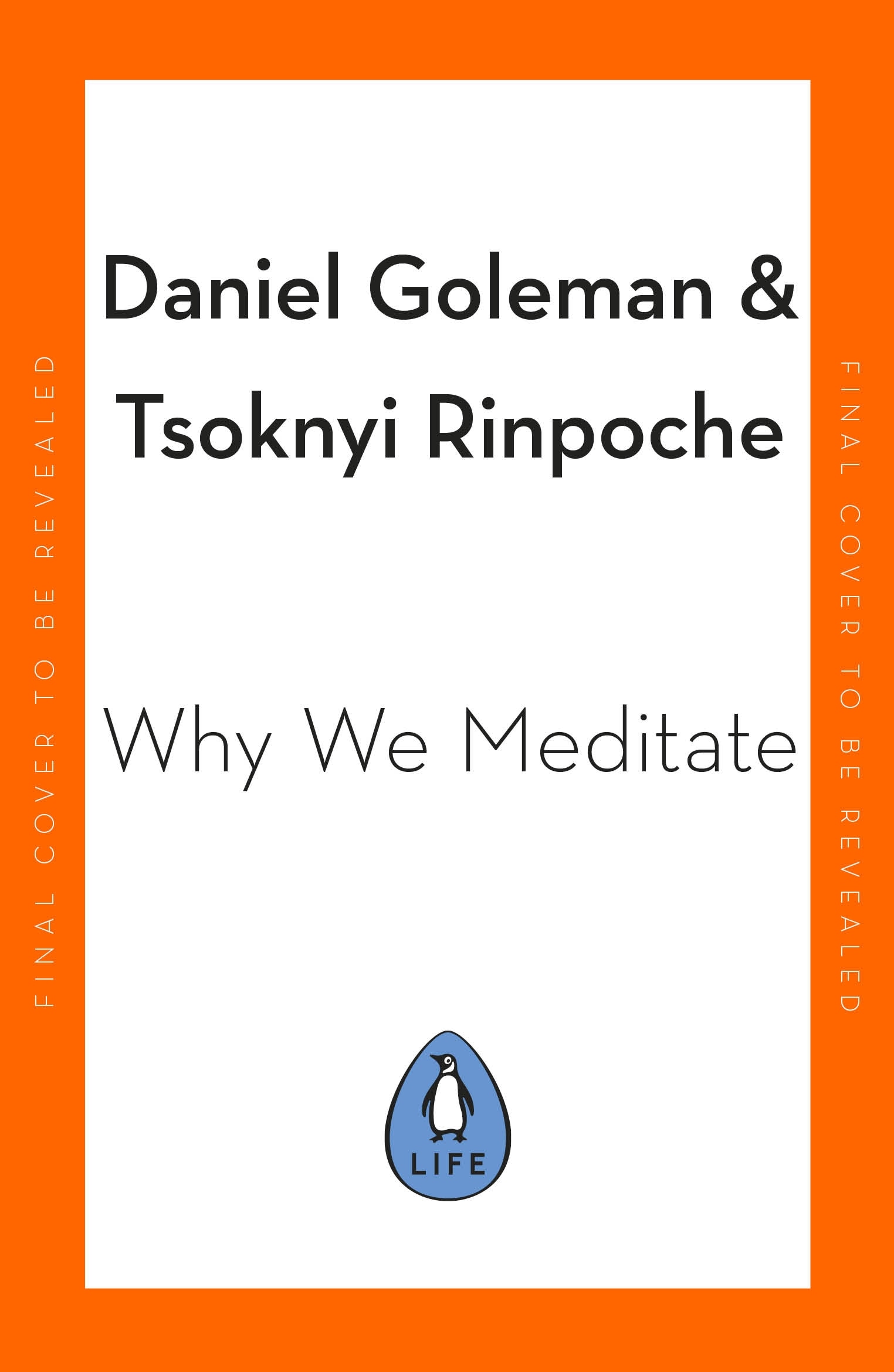Book “Why We Meditate” by Daniel Goleman, Tsoknyi Rinpoche — October 13, 2022