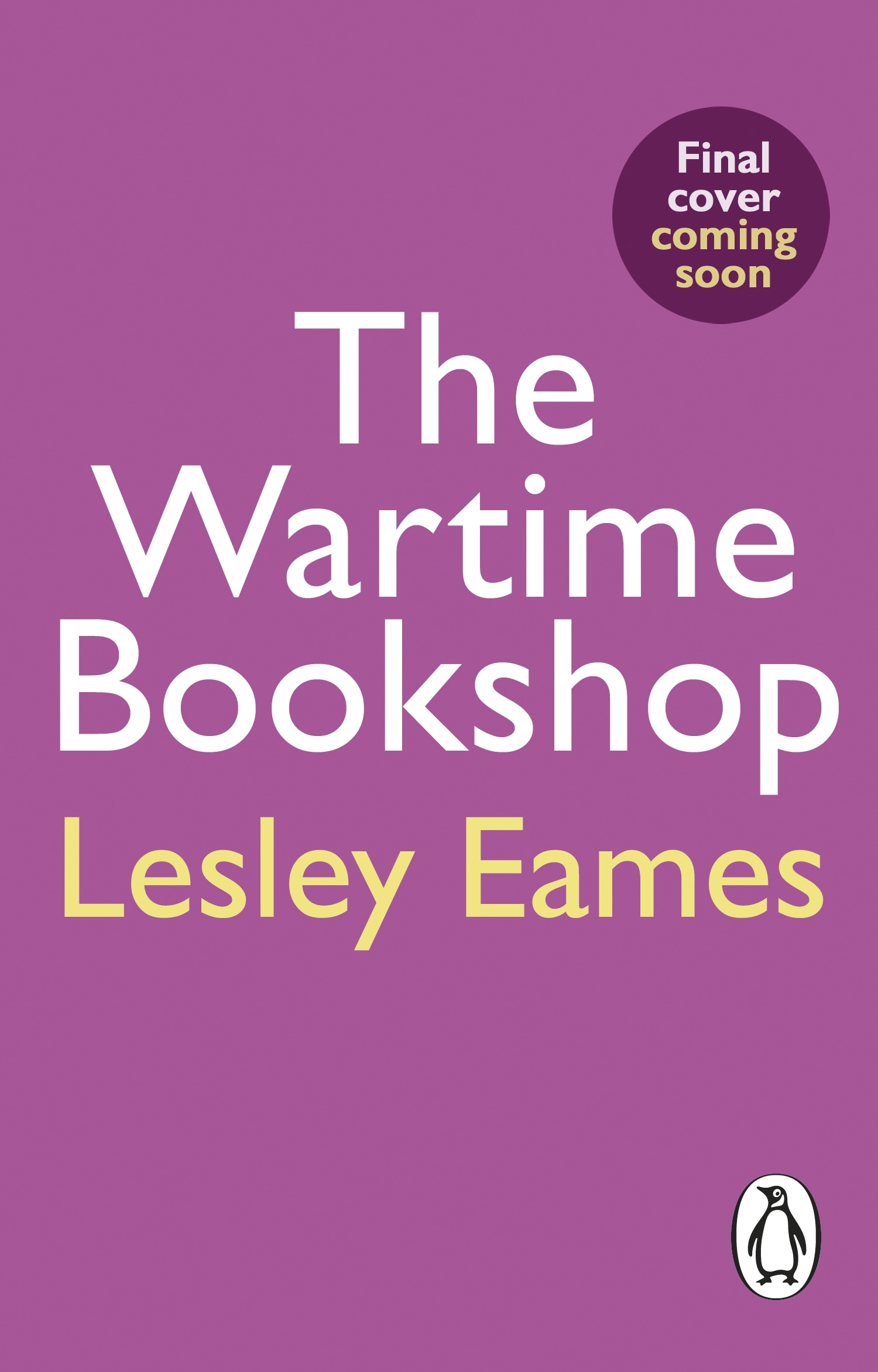 Book “The Wartime Bookshop” by Lesley Eames — October 13, 2022