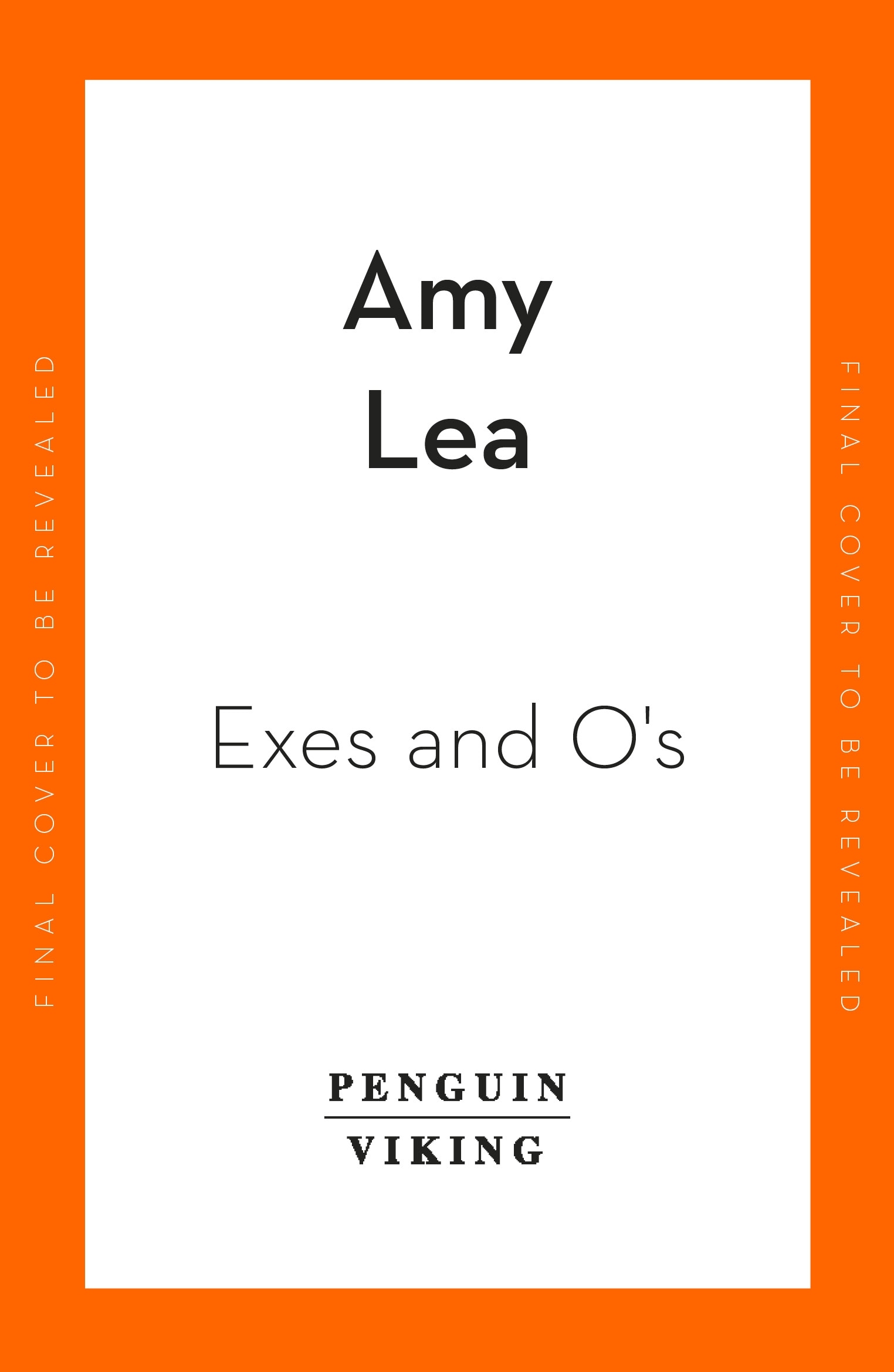 Book “Exes and O's” by Amy Lea — January 12, 2023