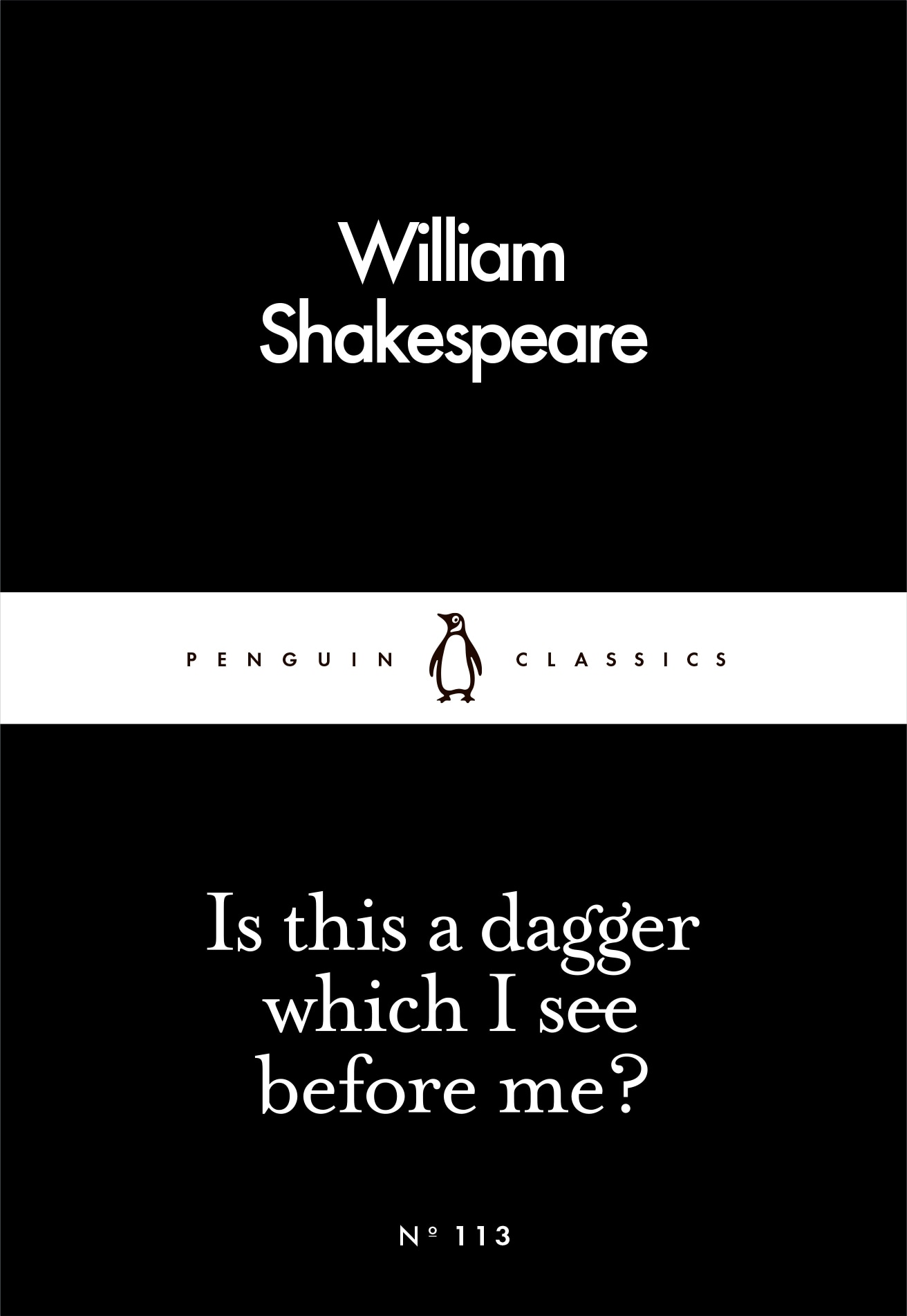 Book “Is This a Dagger Which I See Before Me?” by William Shakespeare — March 3, 2016