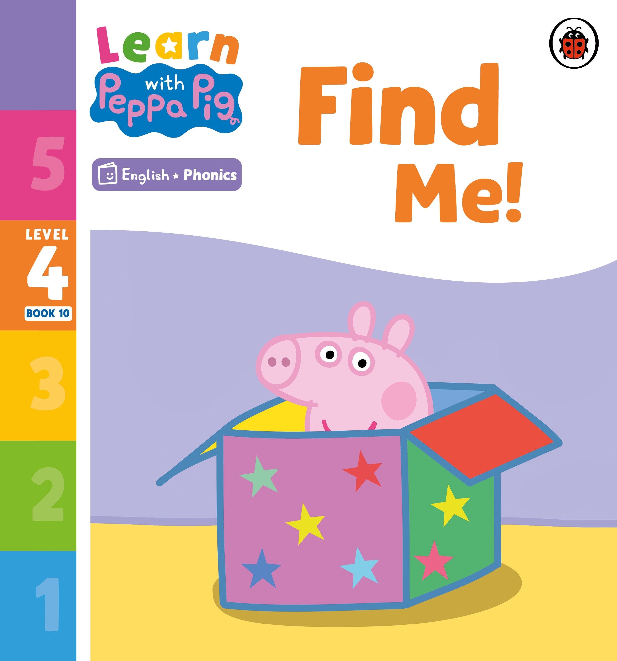 Book “Learn with Peppa Phonics Level 4 Book 10 — Find Me! (Phonics Reader)” by Peppa Pig — January 5, 2023