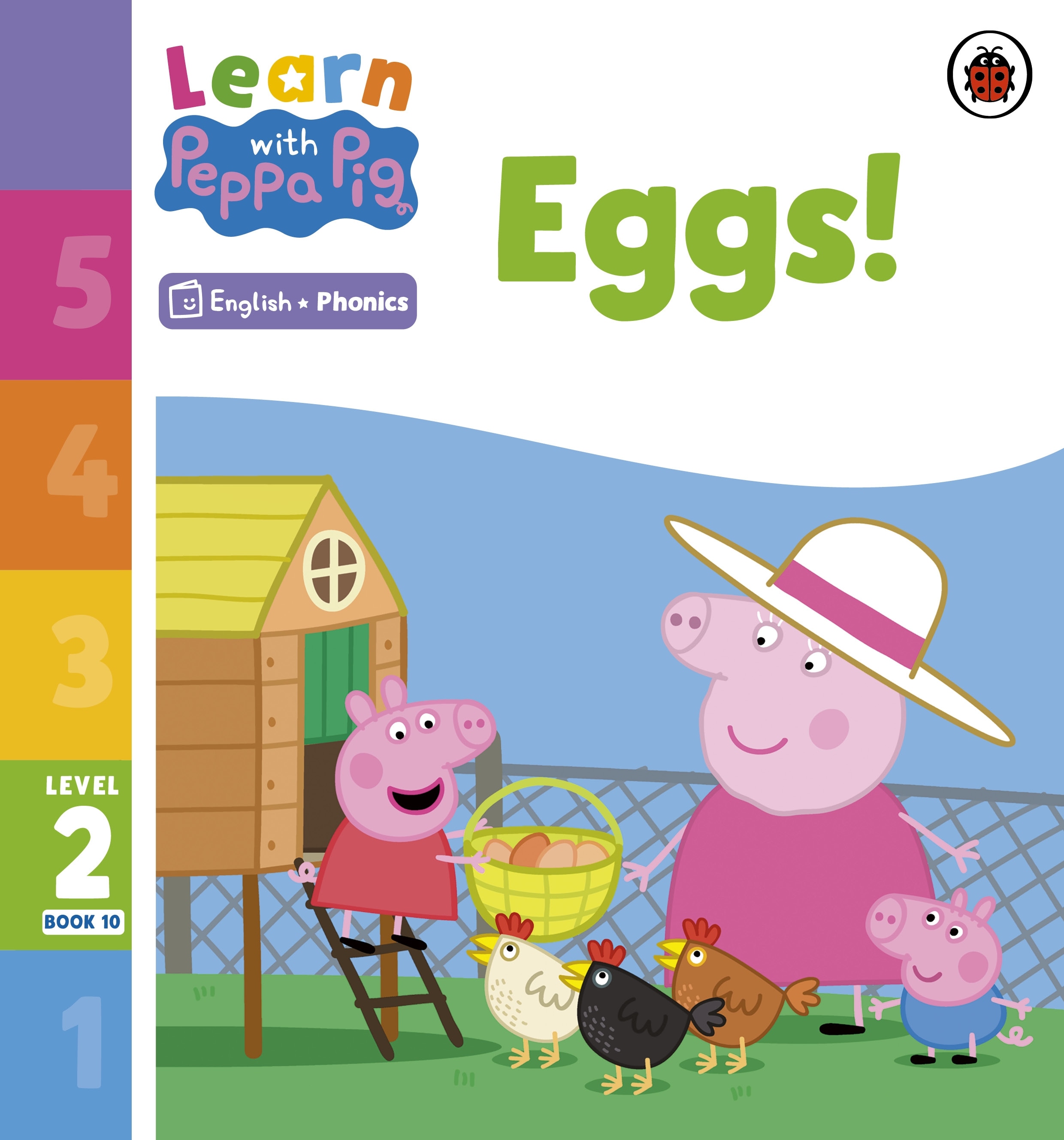 Learn with Peppa Phonics Level 2 Book 10 — Eggs! (Phonics Reader)