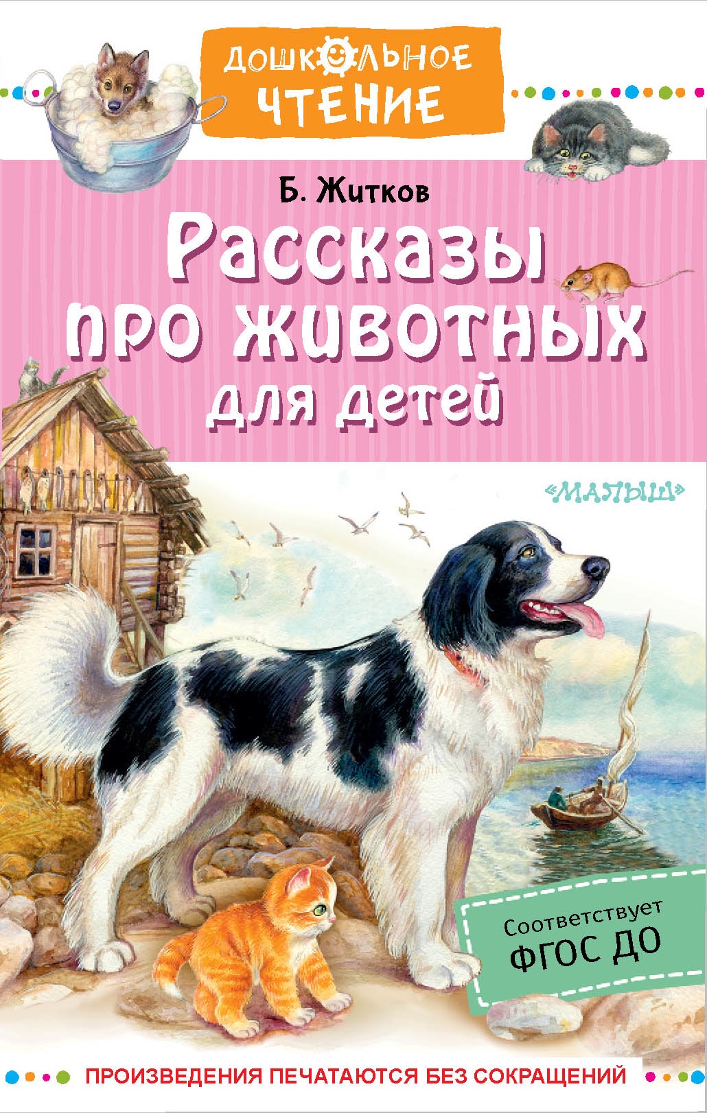 Книга «Рассказы про животных для детей» Житков Борис Степанович — 2022 г.