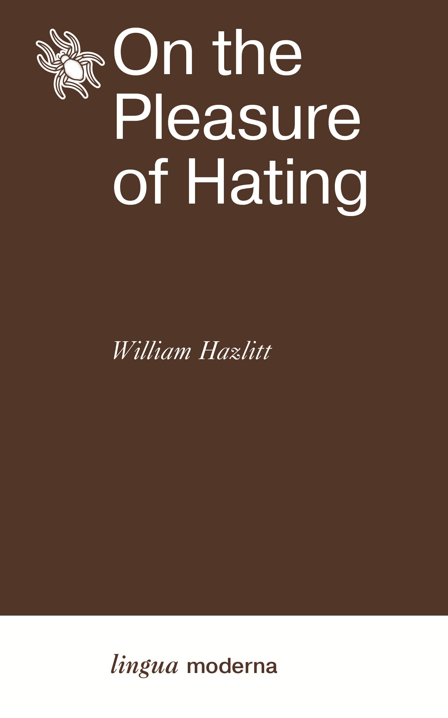 Book “On the Pleasure of Hating” — 2024